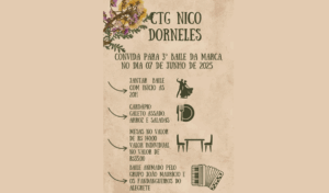 Convite 3º Baile da Marca
